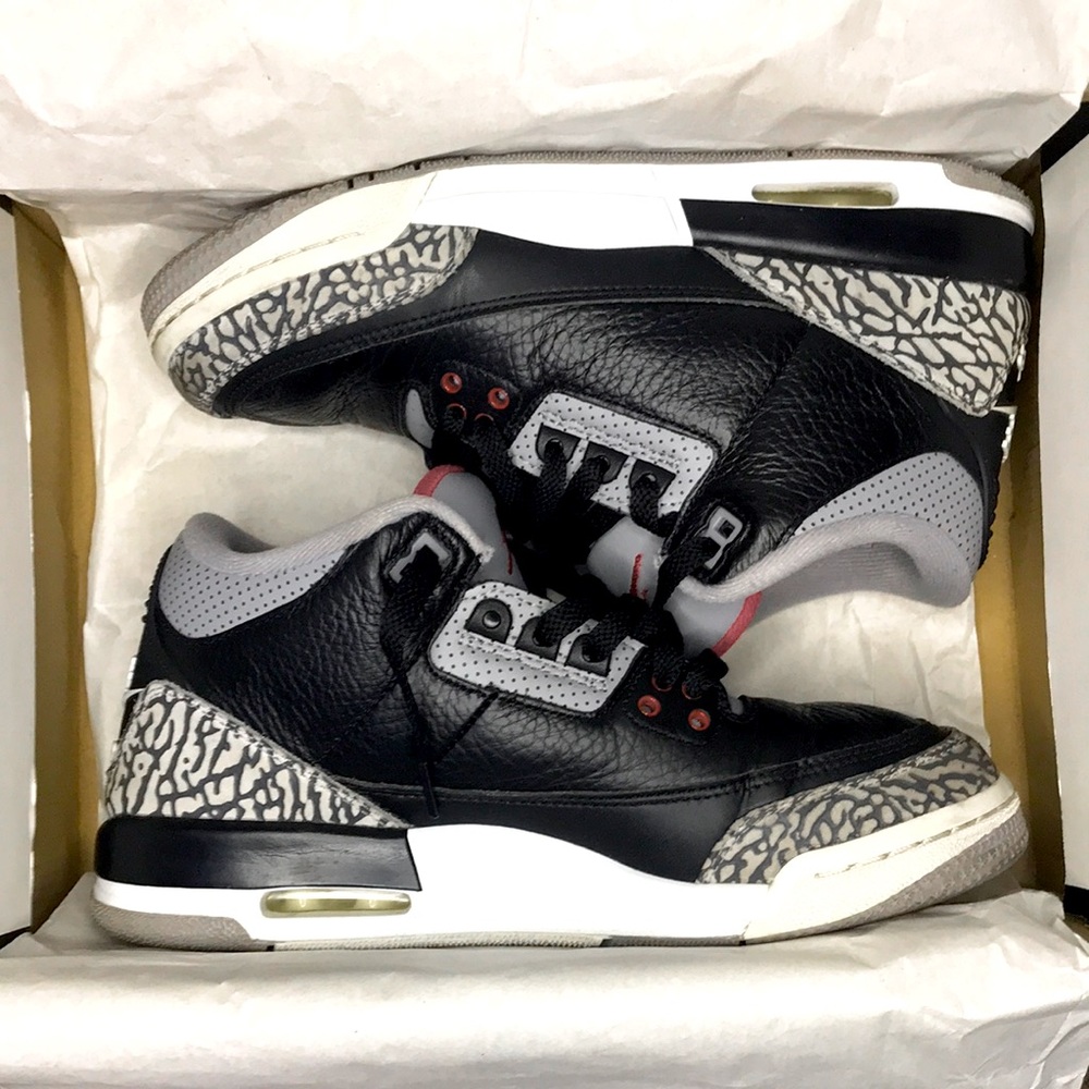 Jordan 3 Retro Black Cement Size 6/5